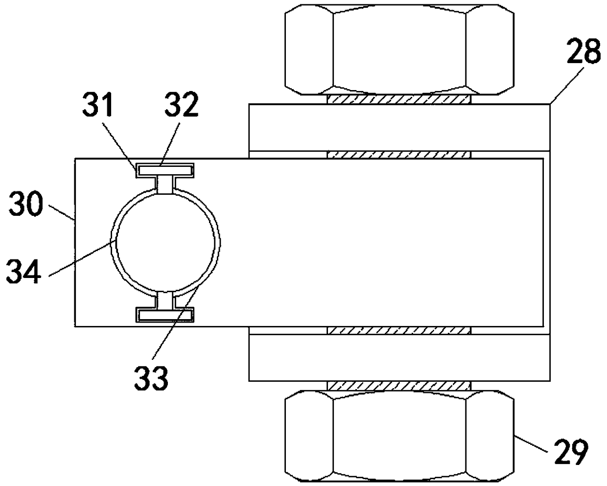 An efficient roller cutter chain stopper