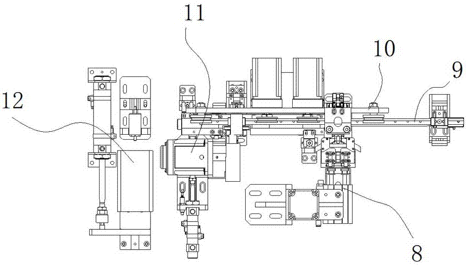Full-automatic deburring machine for removing burrs and copper powder crumbs of motor rotor commutator and operating method of deburring machine