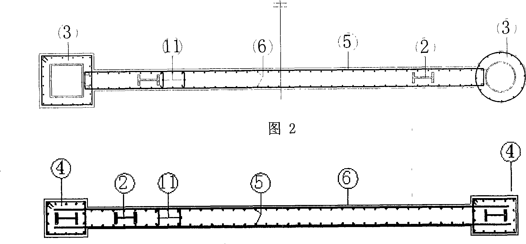Folding frame - steel support - concrete combined shear wall and manufacturing method thereof