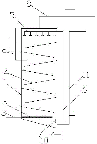 Method for performing nitrogen fixation for straw anaerobic fermentation by utilizing organic wastewater