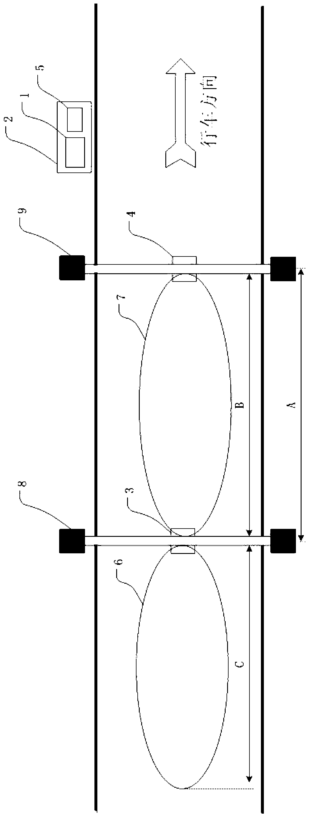 Two-stage treatment free stream electronic toll collection lane system and method