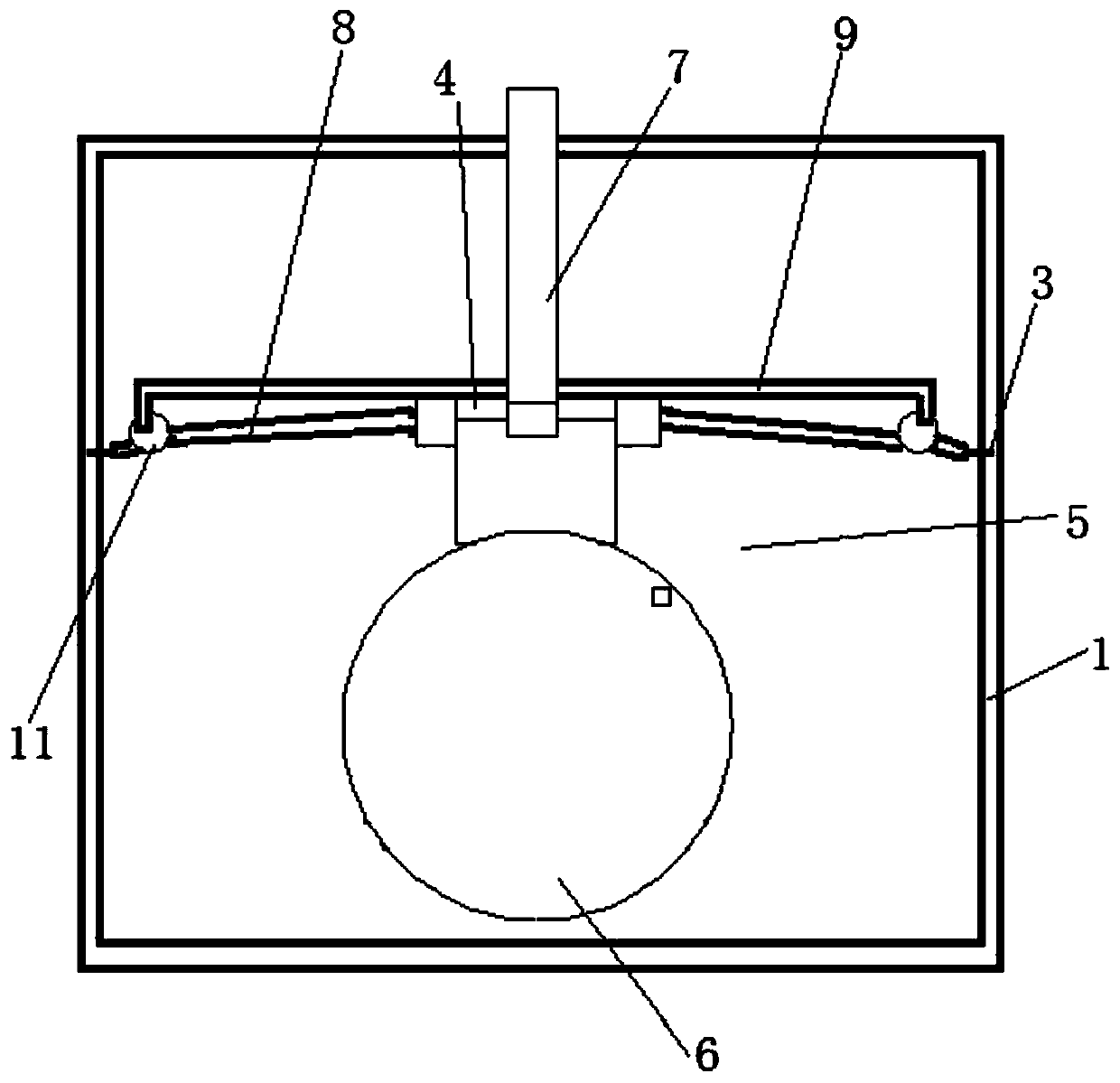 Large barrel forklift overturning device and working method thereof