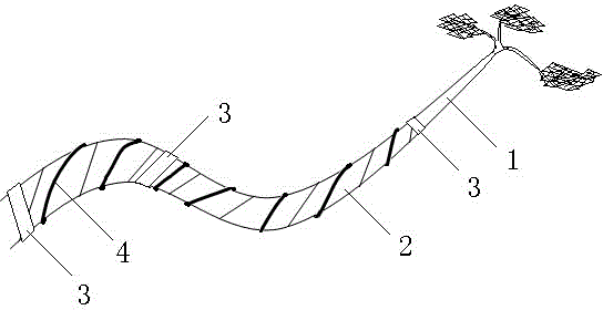 Coiling and binding method of branches