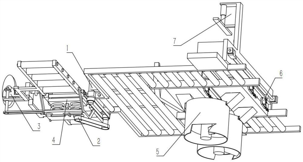 Trade area goods circulation sorting device