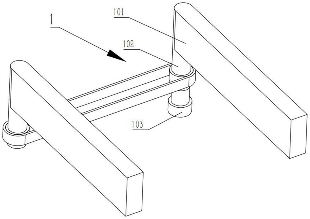 Trade area goods circulation sorting device