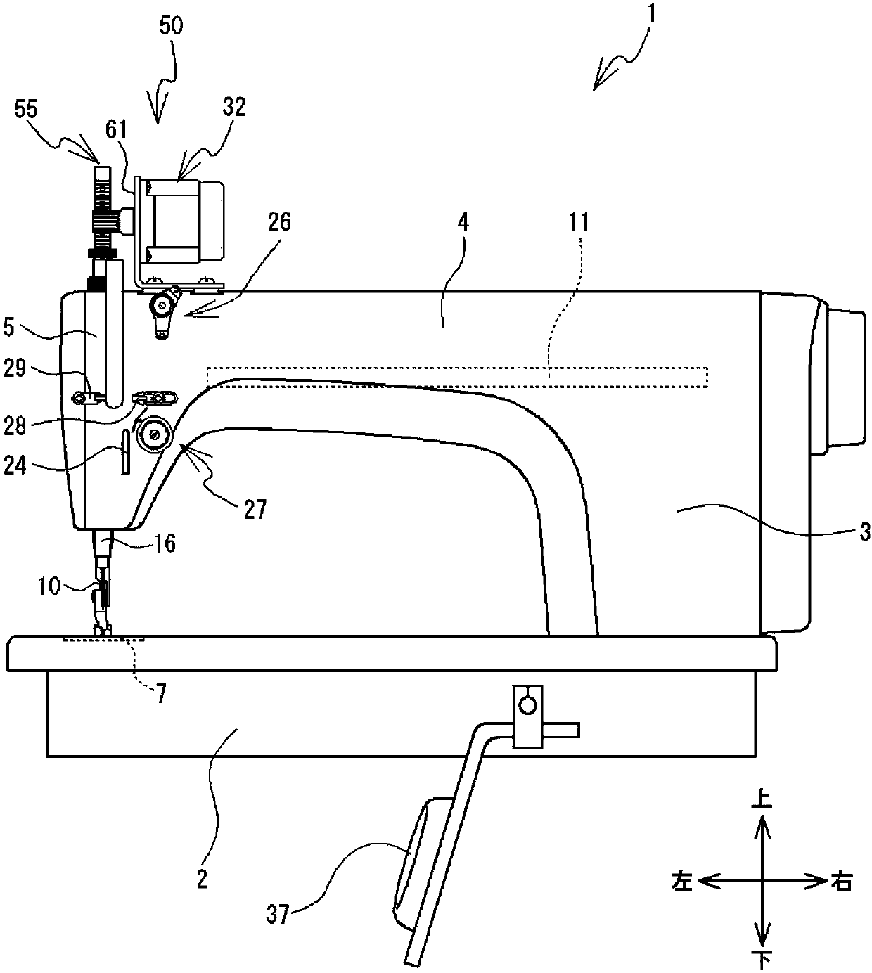 Sewing machine and control method thereof