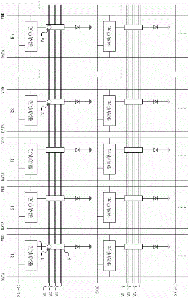 A method for repairing defects of display device and pixel unit thereof