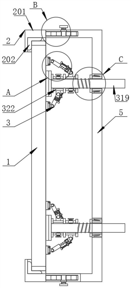 Assembly type glass partition capable of quickly replacing glass panel