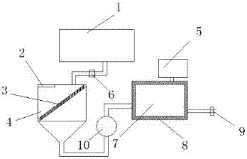 Marine sewage treatment device and method for applying same