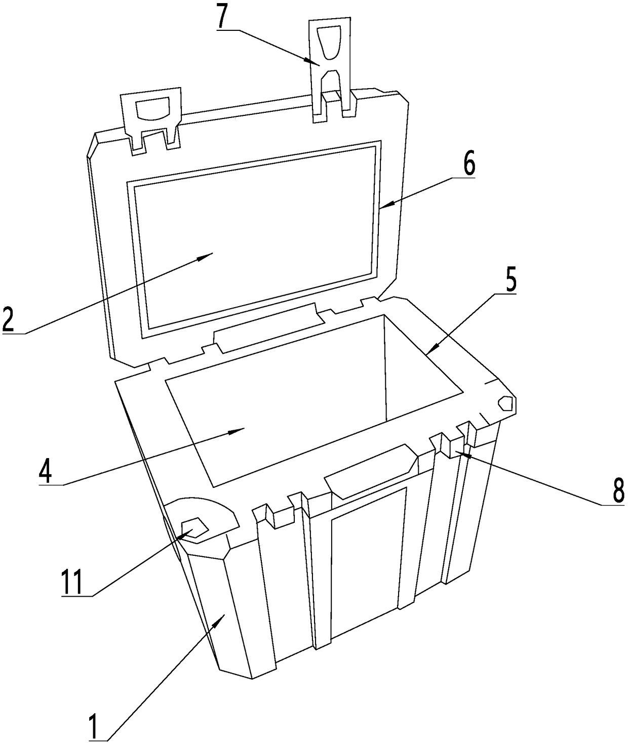 Heat insulation traveling case