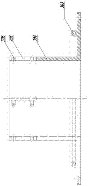 Slide-type molten salt electrochemical corrosion measuring device