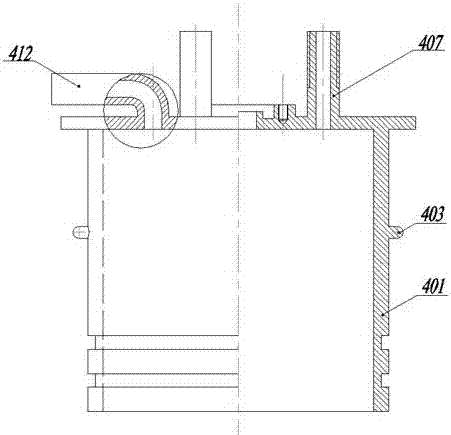 Slide-type molten salt electrochemical corrosion measuring device