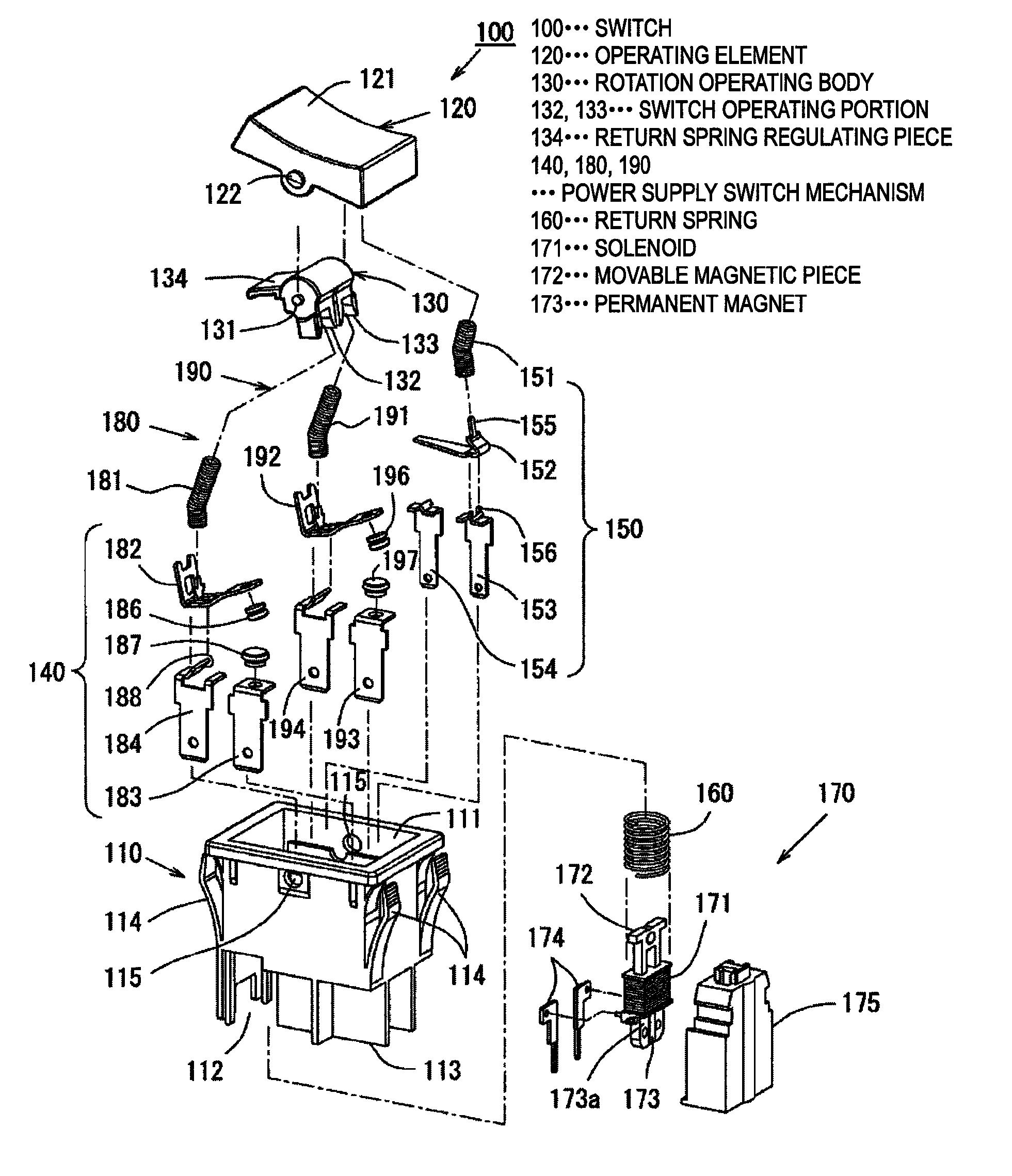 Switch and electronic device