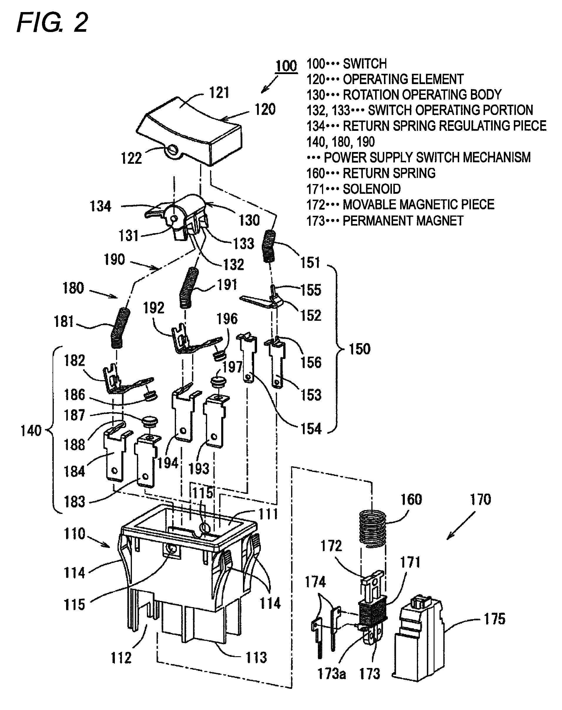 Switch and electronic device