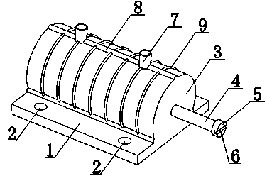 Rotary type hardening furnace