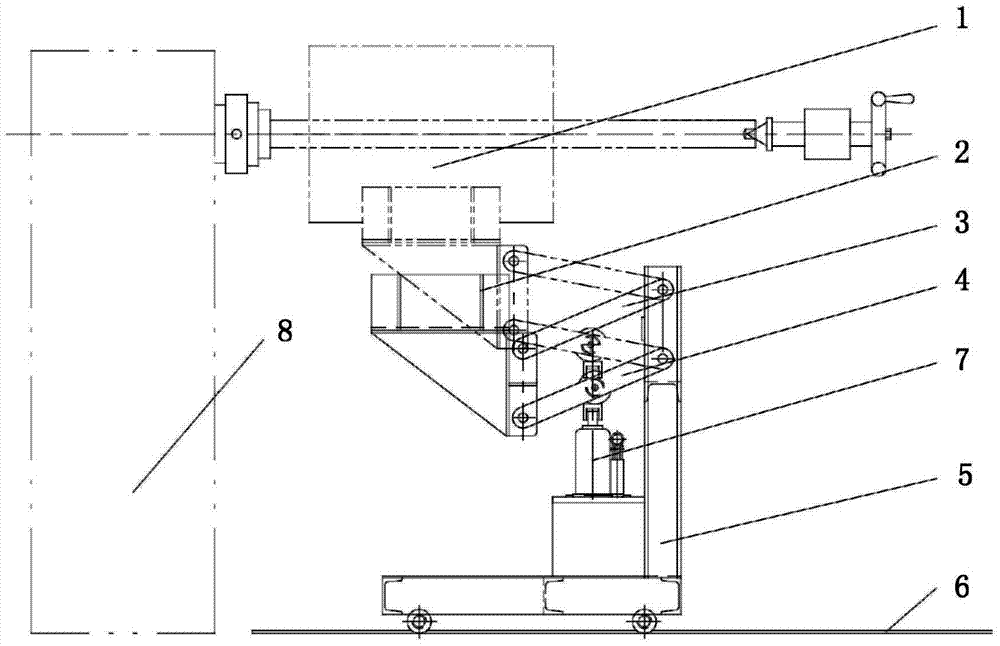 Horizontally wound coil assembly and disassembly mechanism