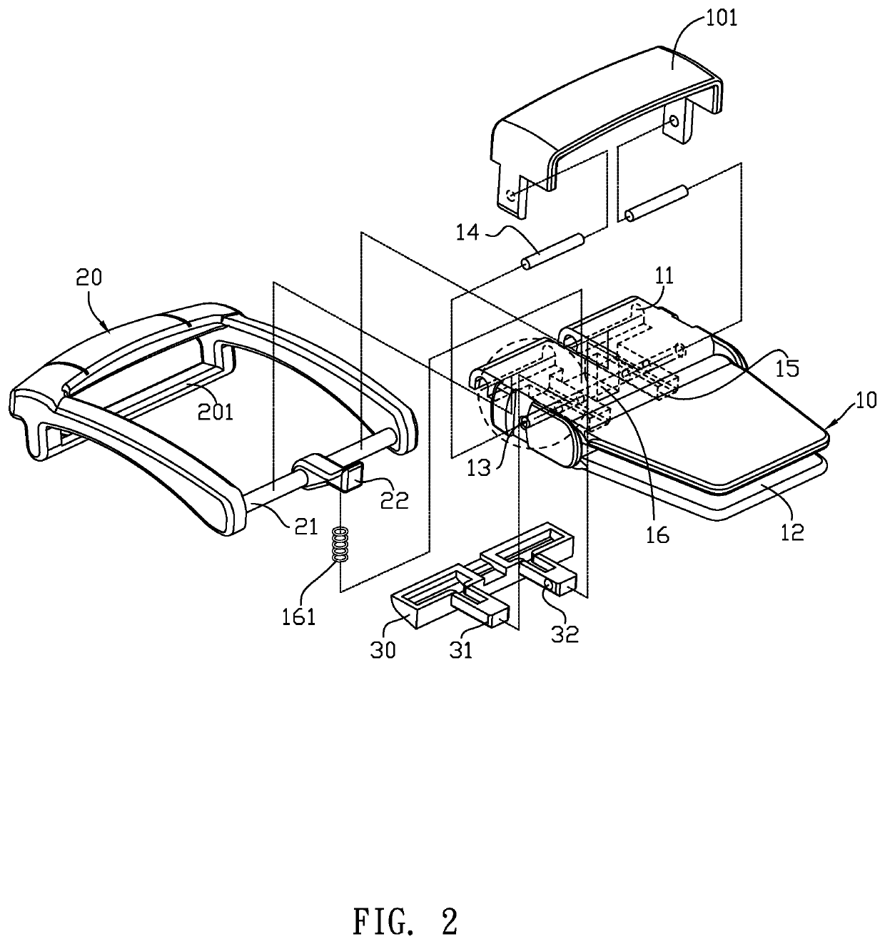 Belt buckle structure