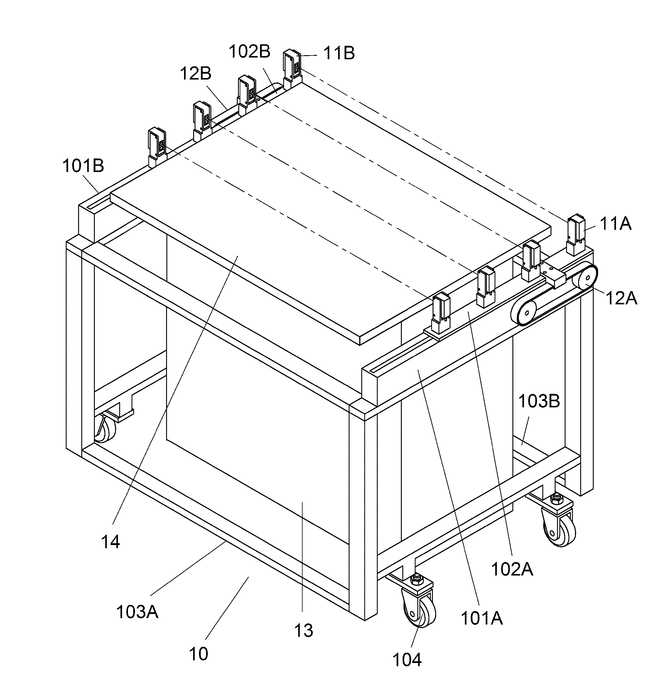 Apparatus for detecting heights of defects on optical glass