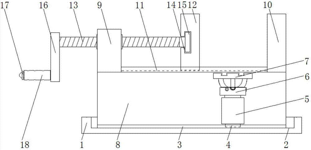 Clamp for hardware processing and polishing