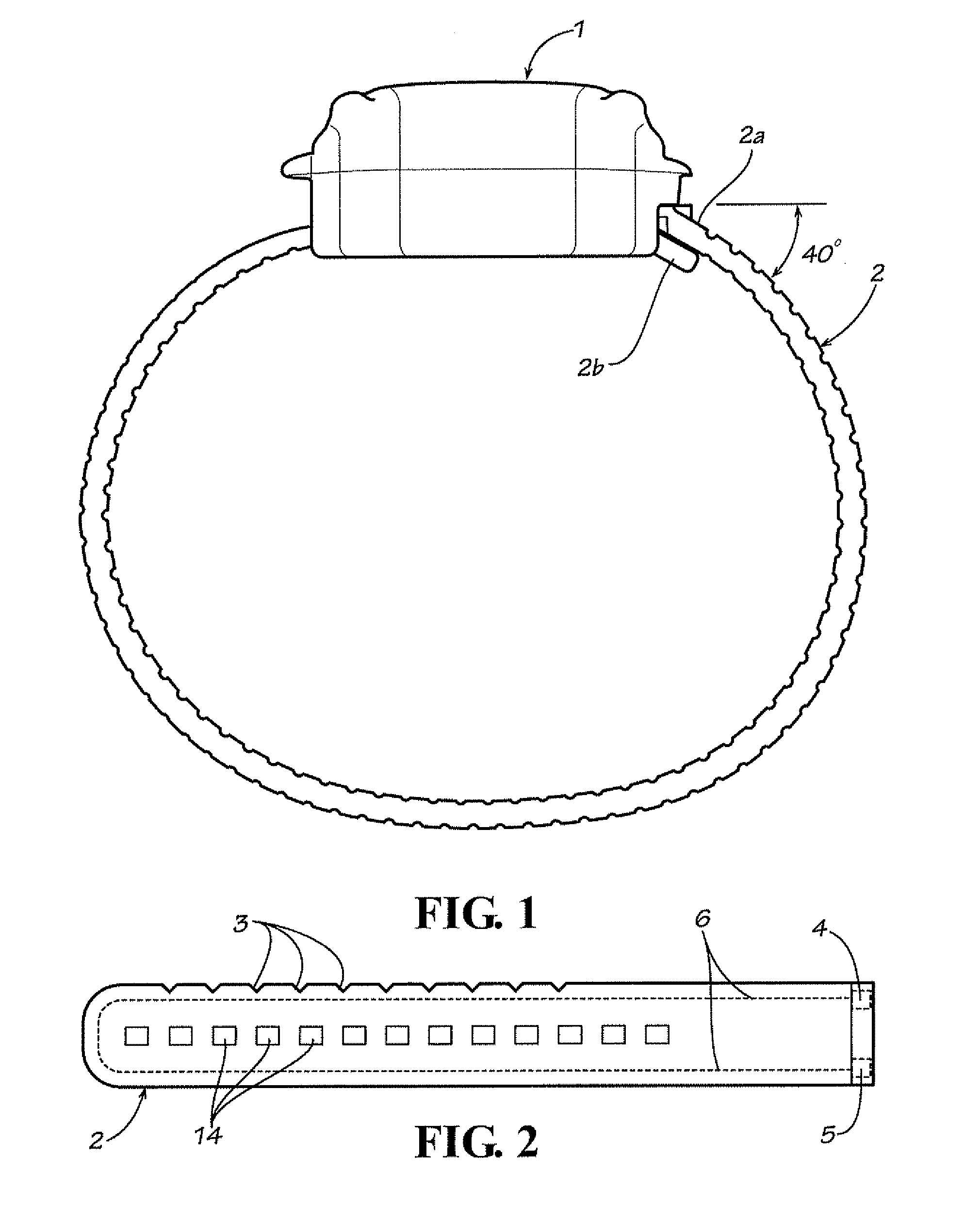 Tamper detection system for use with personal monitoring devices