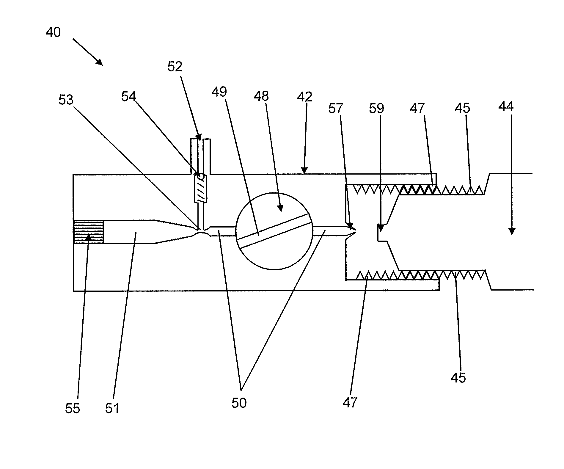 Device and method for generating vacuum for vacuum cementing systems