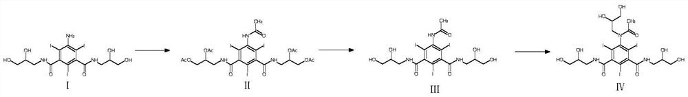 Synthesis method of iohexol