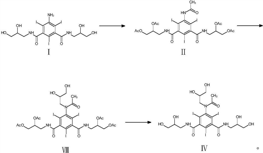 Synthesis method of iohexol