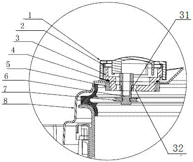 A control valve and an electric pressure cooker equipped with the valve