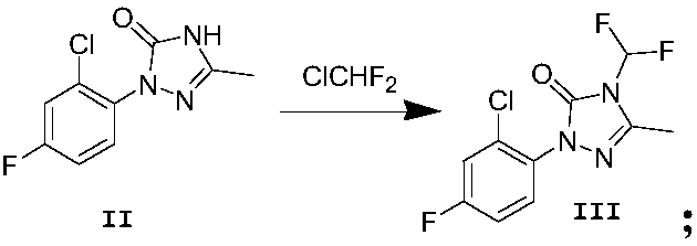 Method for synthesizing carfentrazone-ethyl
