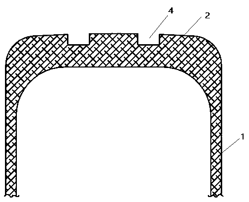 Combined snow tire