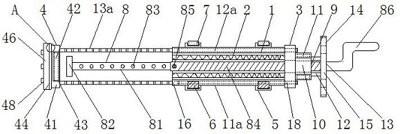 Portable lubricating device for bionic robot