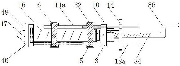 Portable lubricating device for bionic robot