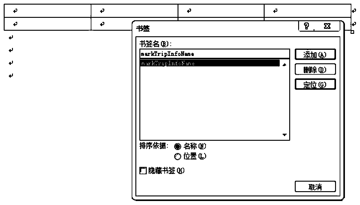 Visual display method of action report based on general format of transient data exchange