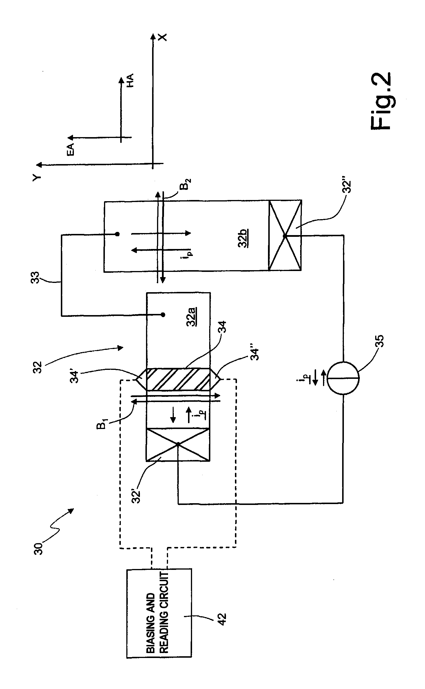 Magnetic field sensor having anisotropic magnetoresisitive elements, with improved arrangement of magnetization elements thereof