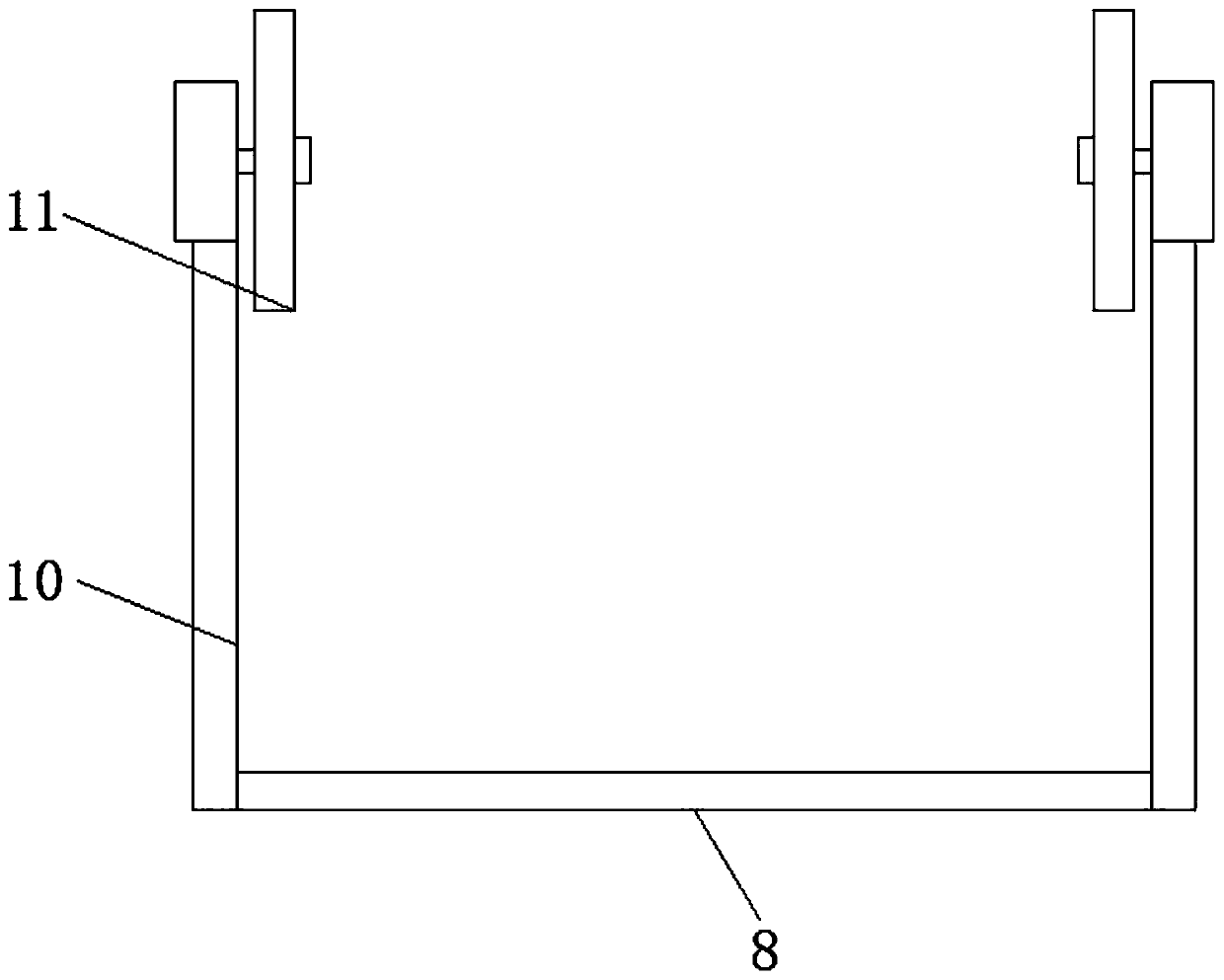 A device for simulating locomotive high and low temperature impact resistance