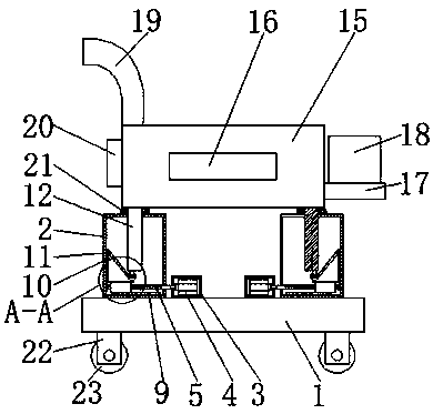 Herbage chopping device