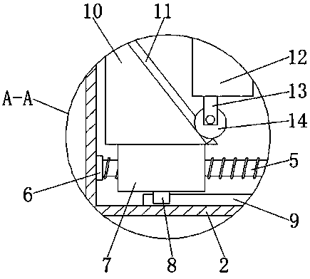 Herbage chopping device