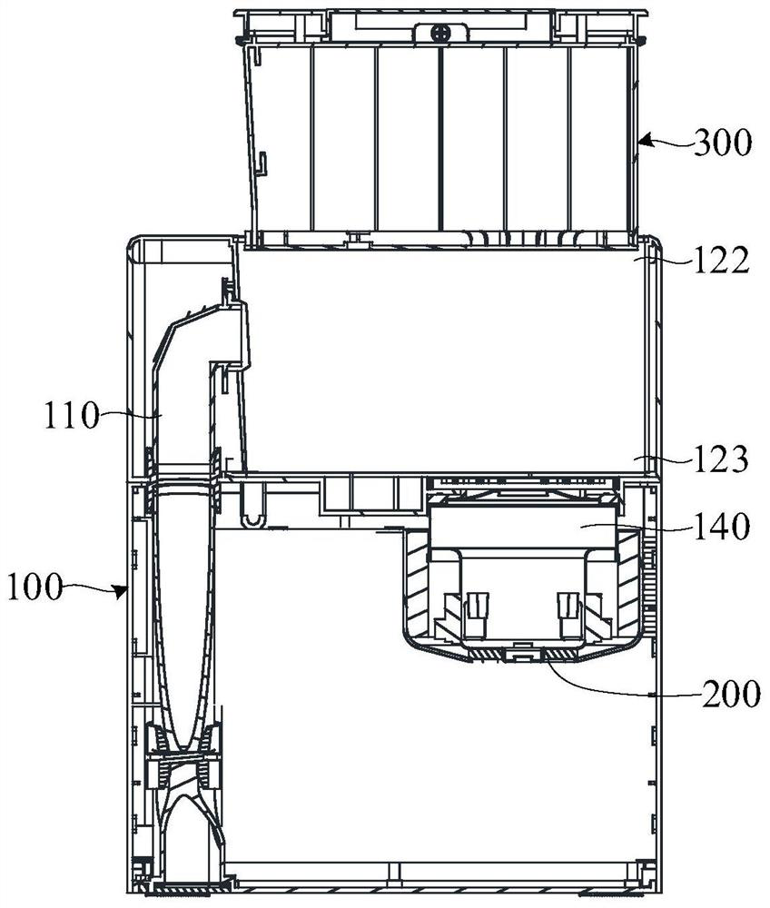 Garbage collection base station and cleaning system