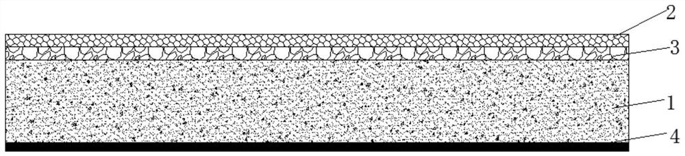 Metal and asphalt composite tile for special-shaped roof and preparation method thereof