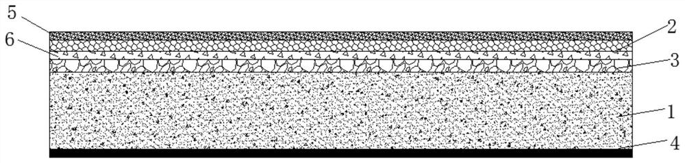 Metal and asphalt composite tile for special-shaped roof and preparation method thereof