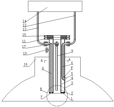 A reusable level detection head for high viscosity fluids