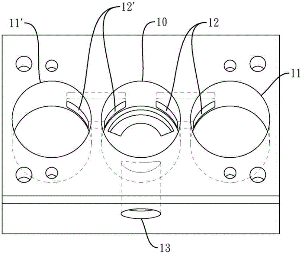 Four-stroke engine without crankshaft and valves