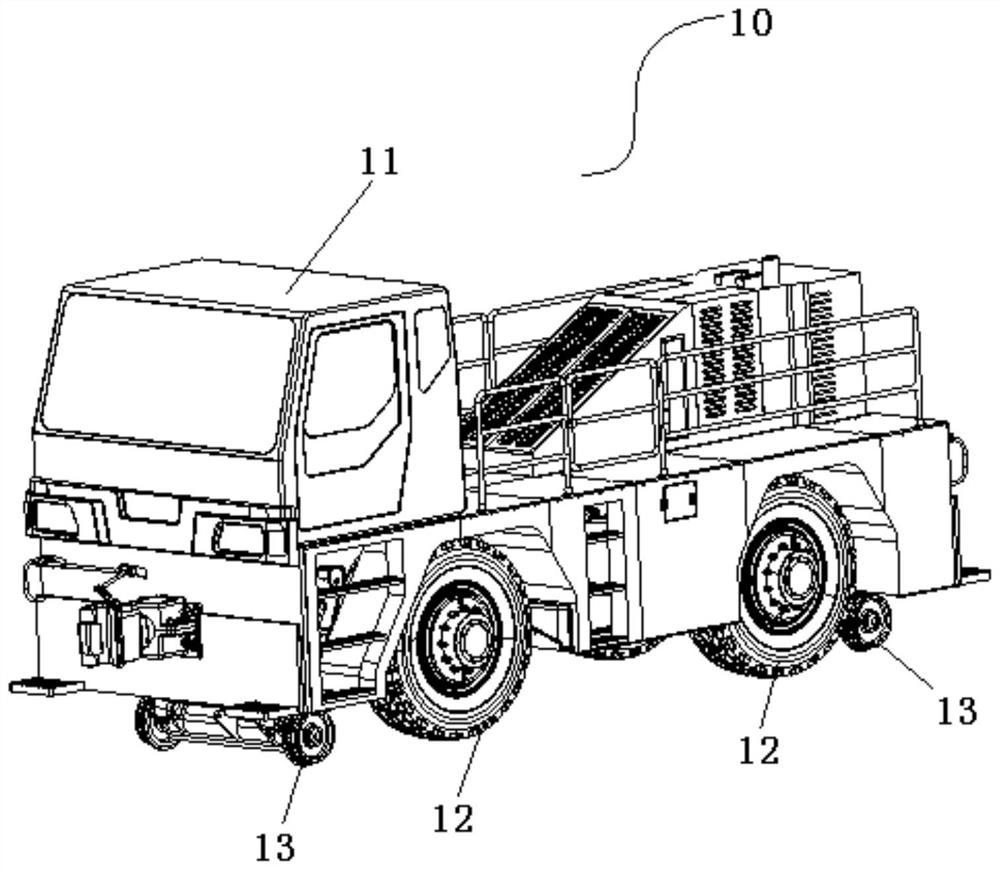 Road and rail dual-purpose tractor