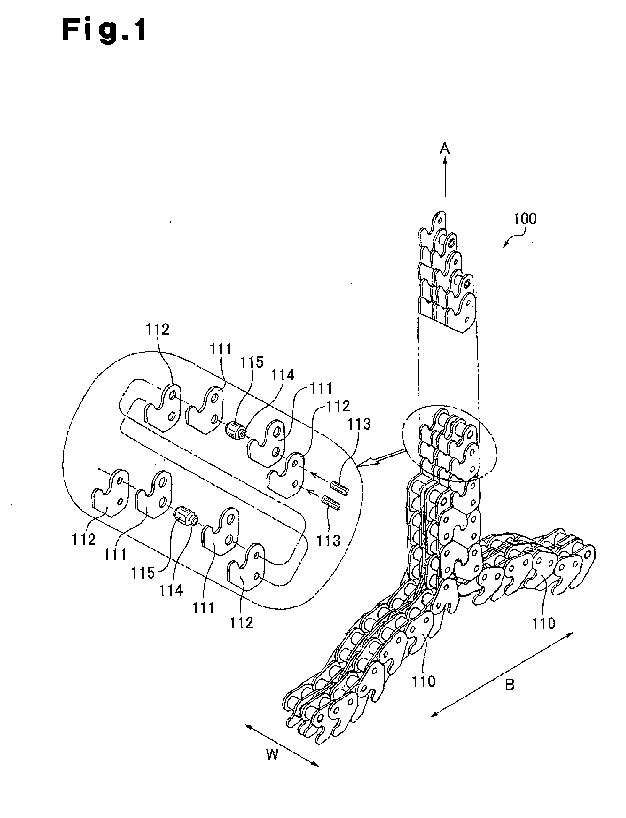 Engagement chain unit