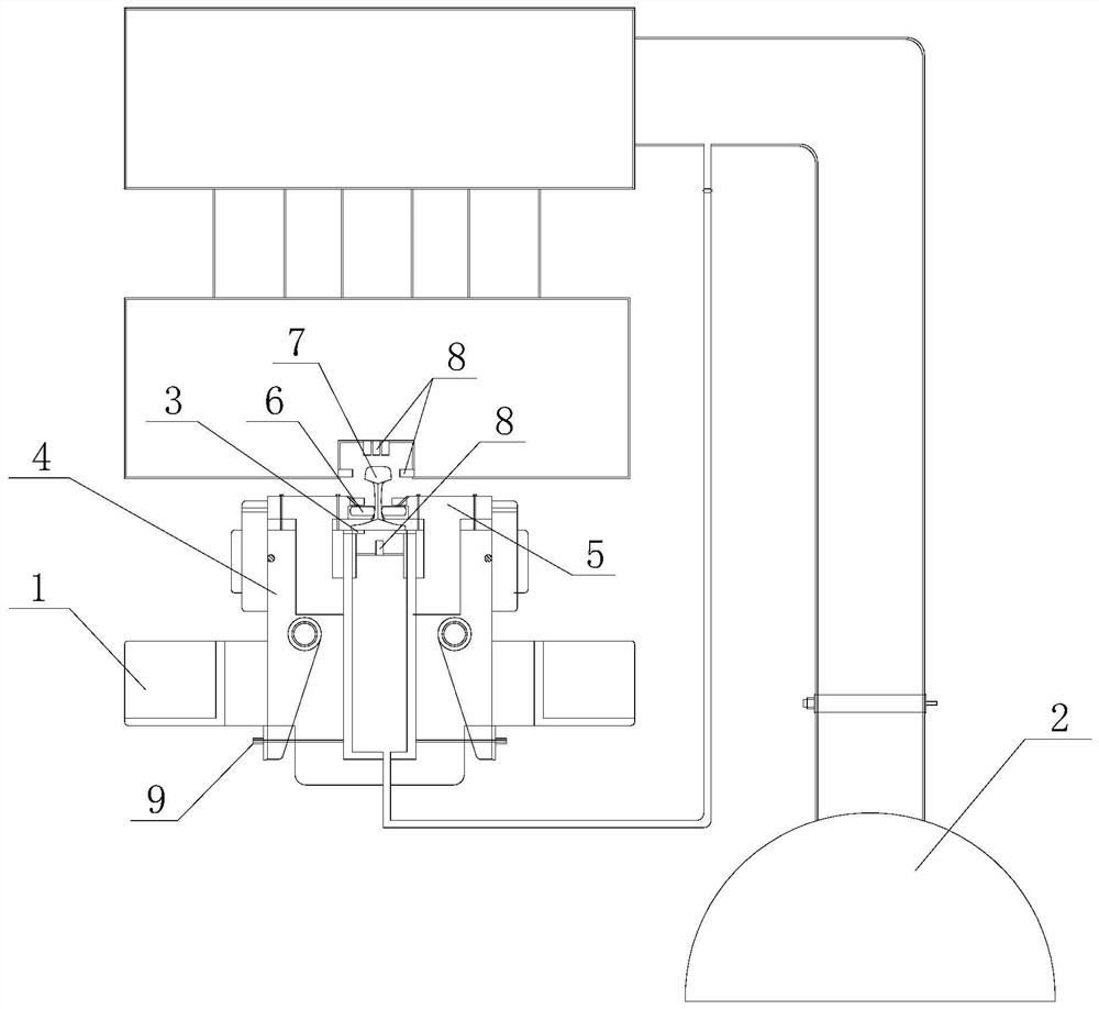 Hypereutectoid Rail Waist On-Line Heat Treatment Method and Constraint Device