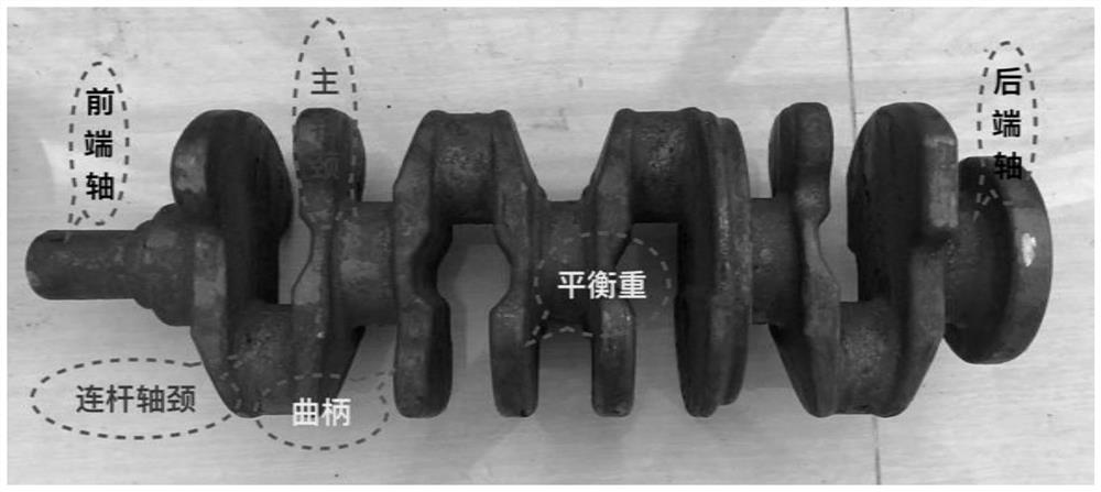 Steel for non-quenched-and-tempered crankshaft of engine and preparation method of forging of steel