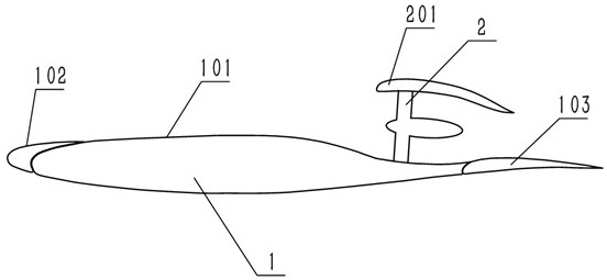 A distributed ducted fan high-lift system and its application method