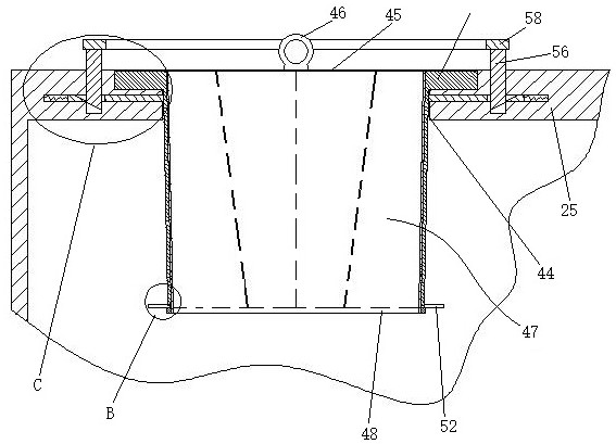 Method for drying pig feed in pig feed raw material storage tank
