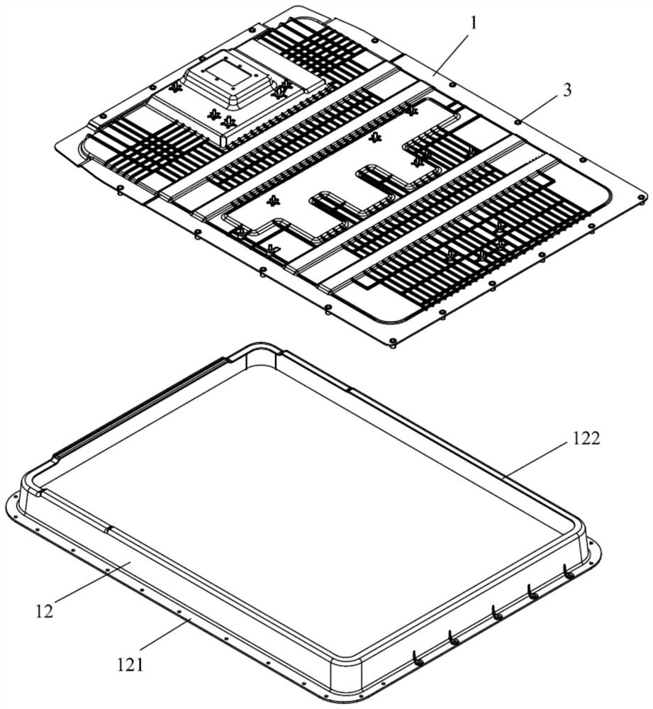 Front floor assembly and automobile