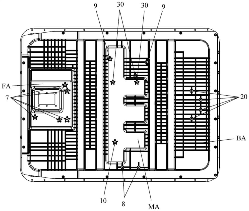 Front floor assembly and automobile